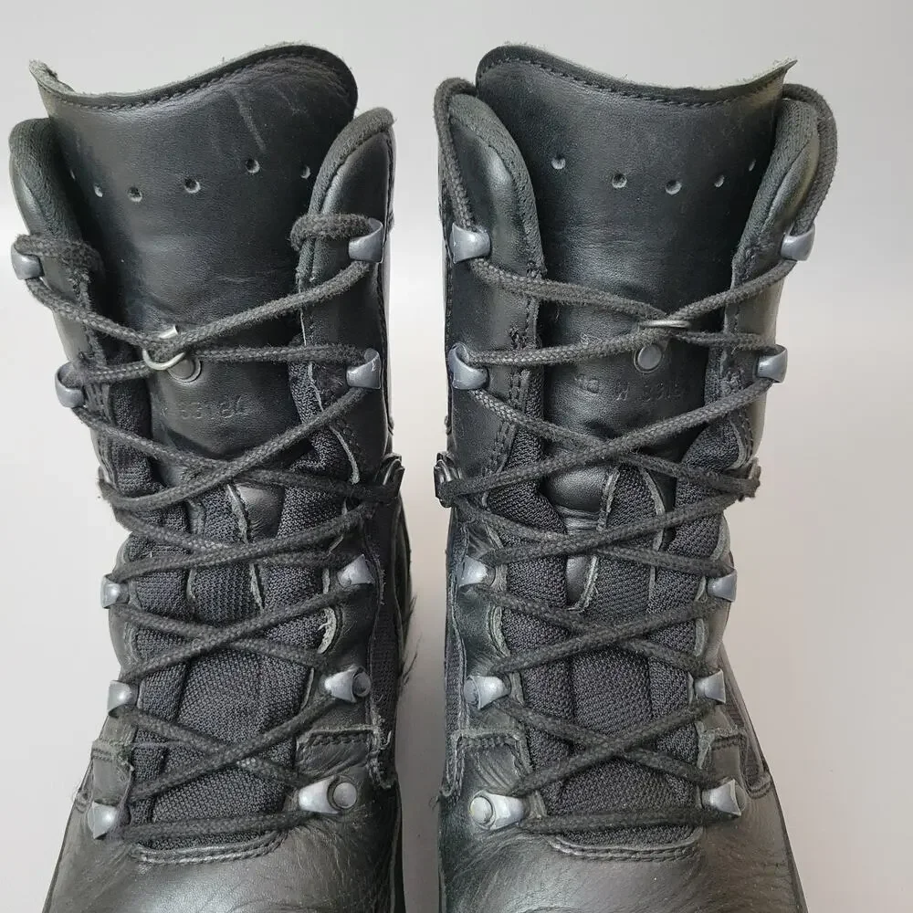 Genuine British Military Issued Haix Boots Hi Liability Male Combat Black US 11